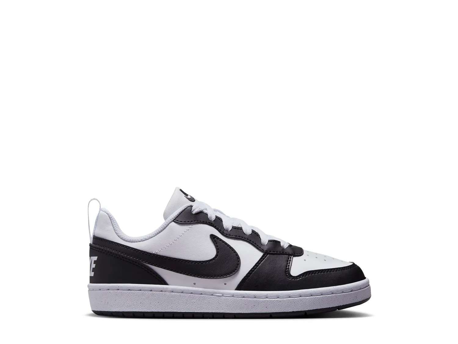 Nike Court Borough Low Recraft Sneaker Kids' | Boys | Girl's | White/Black | Size 4.5 Youth | Sneakers | Lace-Up | DSW