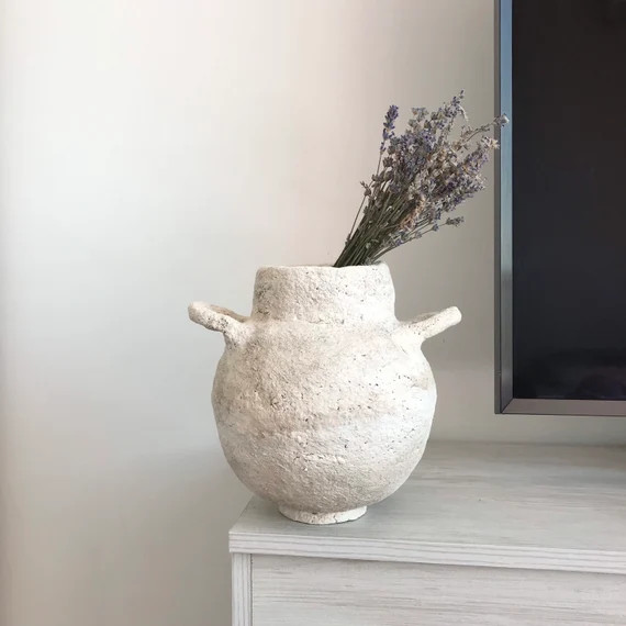 Handmade Handled Pulp Antique Inspired Recycled Paper Clay / | Etsy | Etsy (US)