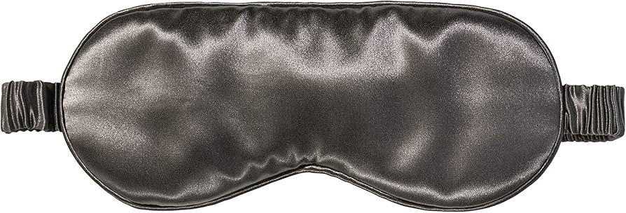 Slip Silk Sleep Mask, Charcoal (One Size) - 100% Pure Mulberry 22 Momme Silk Eye Mask - Comfortab... | Amazon (US)