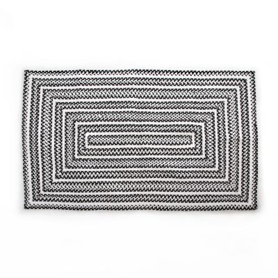 MacKenzie-Childs Crayon Braided Rug - 3' x 5' - Black & White | MacKenzie-Childs