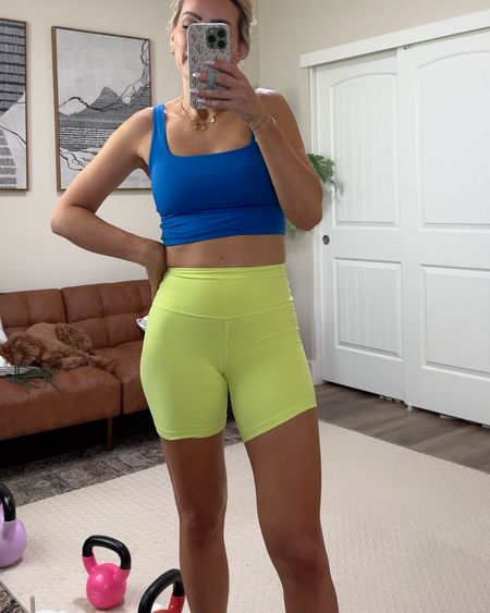 Amazon workout outfit size, small and sports bra size small and bike shorts linking all Amazon workout equipment kettle bells

#LTKVideo #LTKActive #LTKFitness