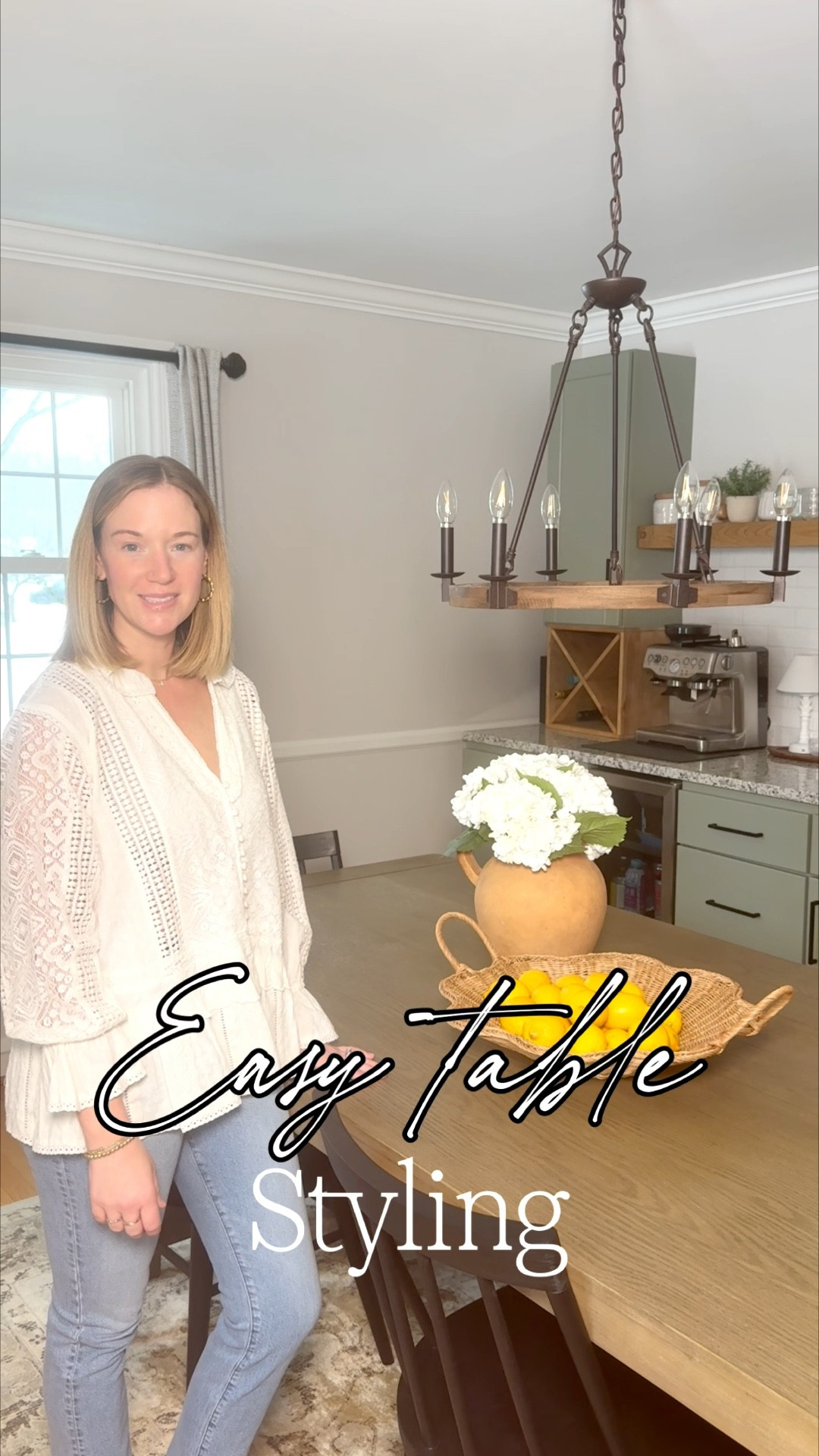 
Stop overthinking your dining table decor — this 4 piece formula always works 👇🏻

All you need is:
✨A decorative bowl or basket 
🍋 Real fruit for an affordable pop of color
🪴A tall vase (you want the height difference)
🌸Florals or stems to add softness

That’s it. Cozy, styled, and never cluttered.

Recreate my look with my links below 🤍

#LTKHome