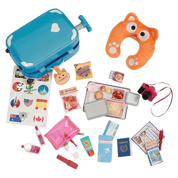 Our Generation Well Traveled Luggage Accessory Set | Target