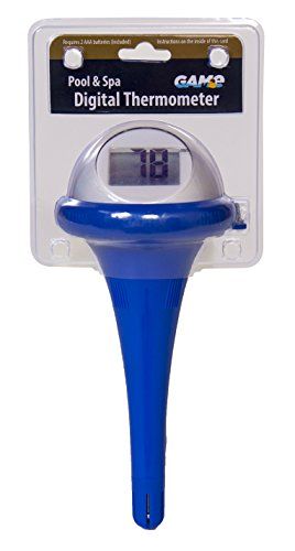 GAME 14900-6PDQ-E-01 Floating Digital Pool Thermometer with LCD Screen, Blue | Amazon (US)