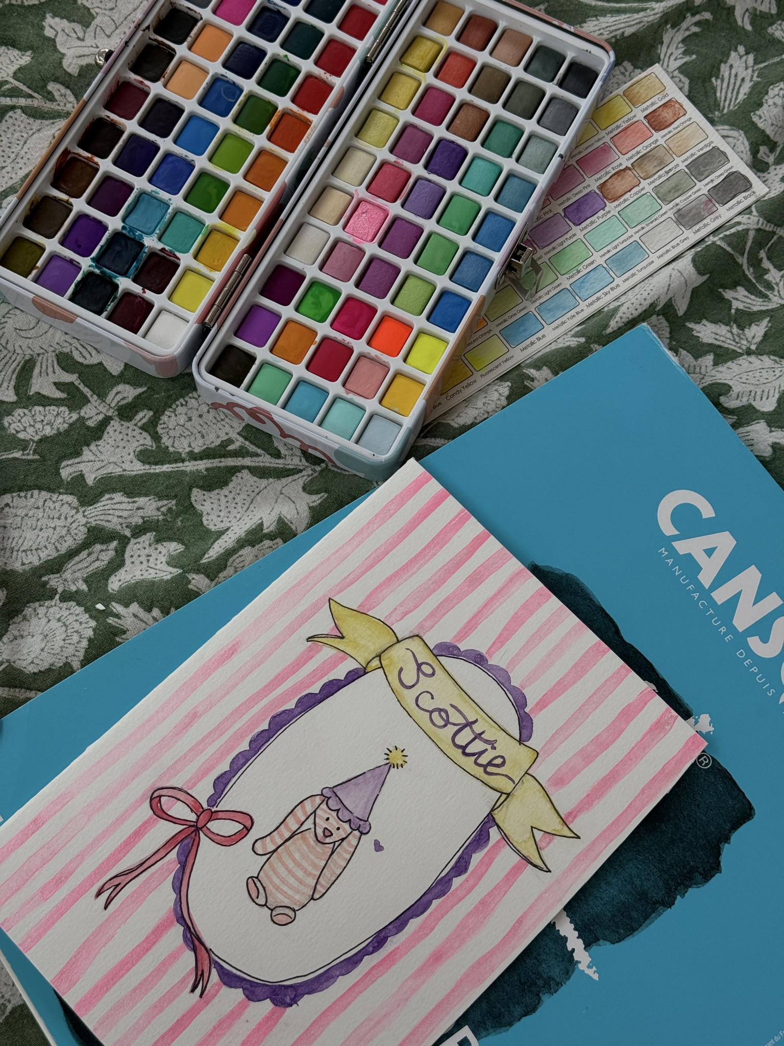 My favorite watercolor setup 🎨 I used this little kit to make the cutest handmade birthday card recently. Perfect for beginners or anyone who loves a cozy creative moment.
#LTKhome #CreativeHobbies #WatercolorArt #CraftSupplies #LTKfinds

#LTKHome #LTKdayinmylife #LTKSaleAlert