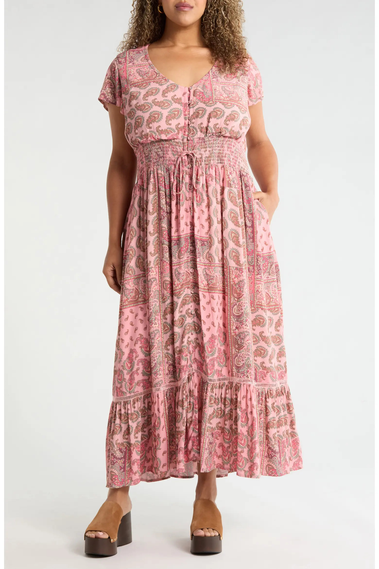 Smocked Waist Maxi Dress (Women) | Nordstrom | Nordstrom