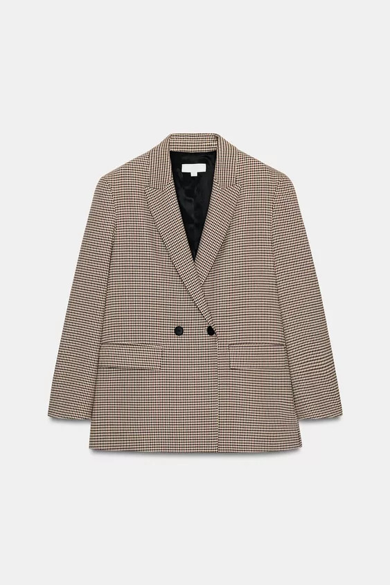 OVERSIZE DOUBLE-BREASTED BLAZER | Zara UK