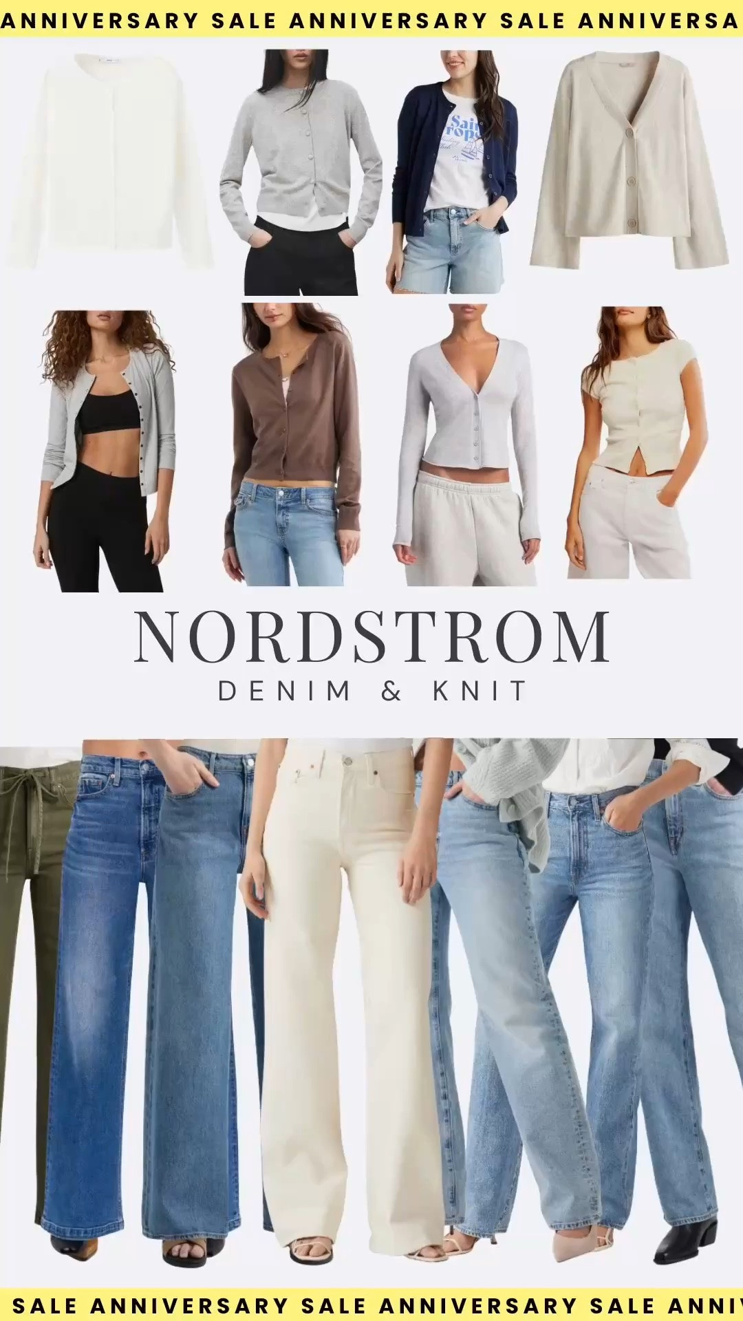 The denim + knit edit is here! I’m rounding up my favorite finds from Nordstrom’s Anniversary Sale

#LTKgrwm #LTKootd #LTKSaleAlert