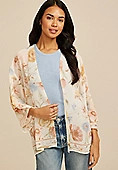Floral Chiffon Kimono | Maurices