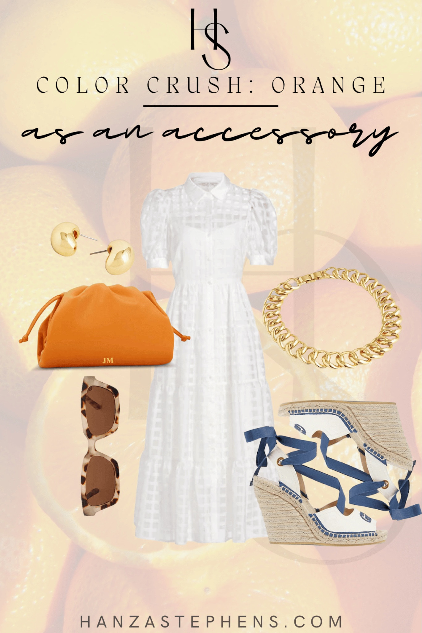 Styling orange as an accessory 
Styling an orange bag with the cutest neutral look!

#LTKstyletip