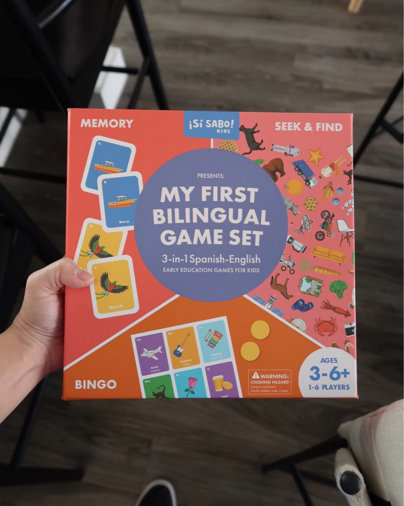 Been using this game + flashcards to learn our Spanish

#LTKKids