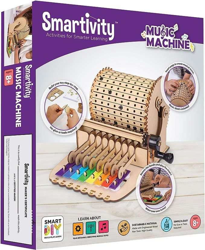 Smartivity Music Machine; Mechanical Action, Science, Engineering STEM and STEAM Building Kit for... | Amazon (US)