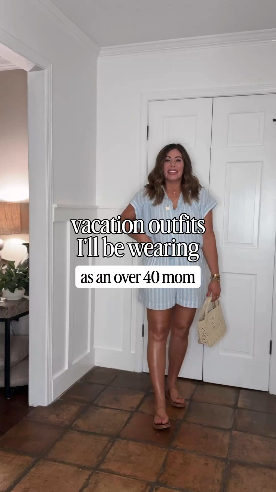 Vacation outfits I’ll be wearing as an over 40 Mom

Linen blend matching set from Walmart/medium
Dress/ medium save 35% off with my code MelissaB35

Green barrel pants/medium long
White muscle tank/medium

Cream sleeveless two-piece short set//large (this set is amazing! Hands-down, the best two-piece short set I’ve ever gotten from Amazon) I own it in every color!

Red striped pants/large lightweight and so dang comfy! Crochet sweater vest/m
￼
 white linen matching pieces/medium

Denim shorts/ 29 & silk collared top/ m

Hot pink sweatshirt & shorts/ medium 

Striped barrel pants/medium and denim vest/medium

Blue barrel pants/small and white look for less tank/medium

#LTKOver40 #LTKootd #LTKTravel