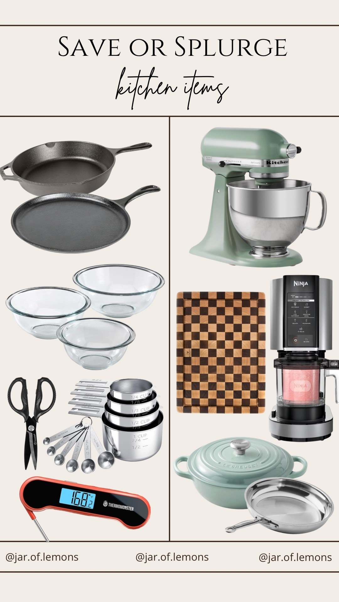 Save vs. Splurge Kitchen Items! Tap to shop my picks! 🔪🔗✨

#LTKfoodie #LTKdayinmylife #LTKmomlife
