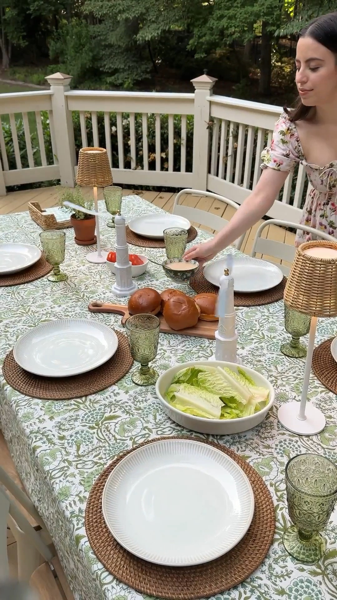 It's not too early to set up a backyard barbecue party with your loved ones! Here's everything I used from the portable spinning fan, waterproof table lamps, some tableware, and a gas griller.

spring hosting, tablescape inspo, hostess life, outdoor dining, entertaining, alfresco dining, weekend vibes, bbq essentials

#LTKSeasonal #LTKfoodie #LTKHome