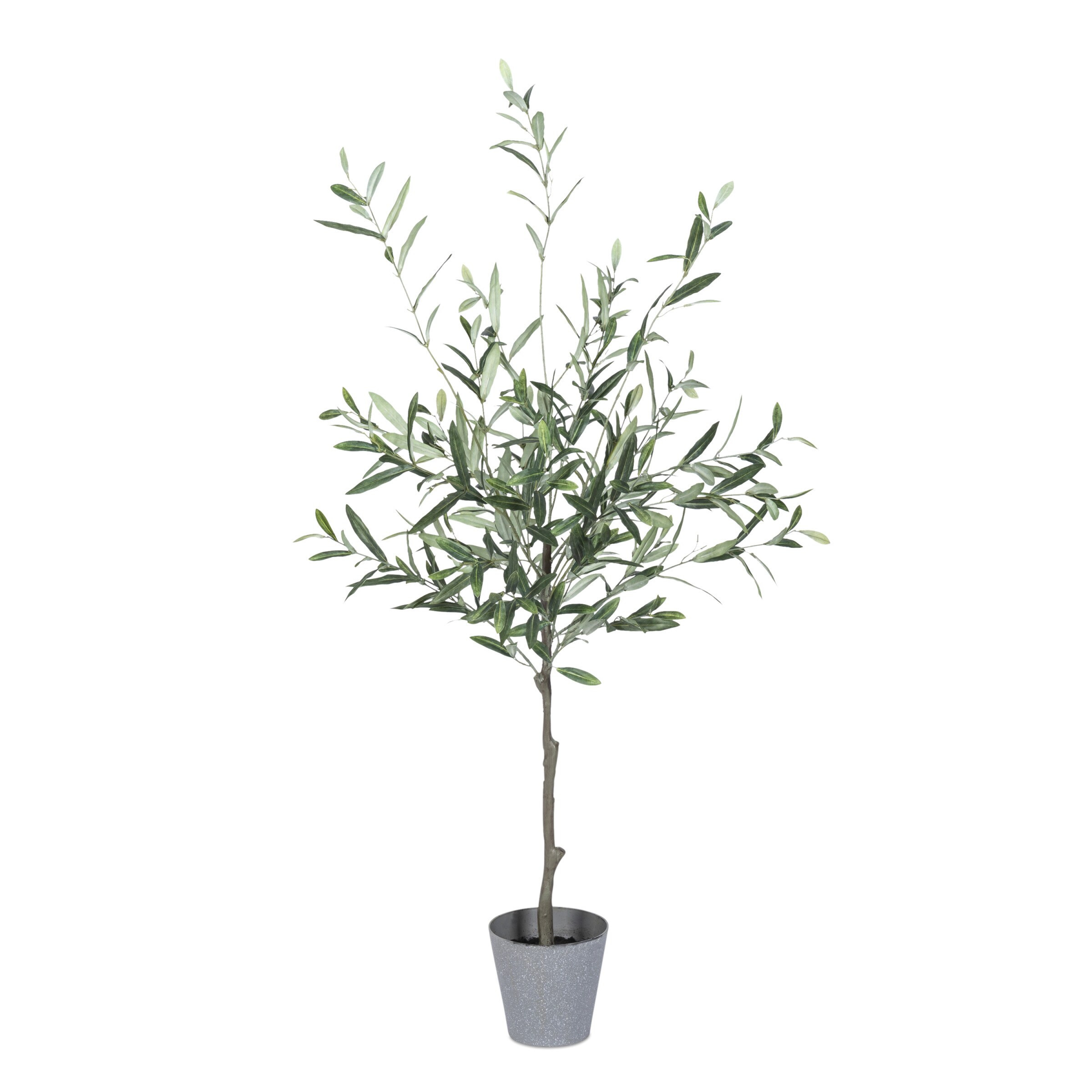 Lone Elm Studios 48-in Green Indoor Floor Olive Artificial tree | 95620EC | Lowe's
