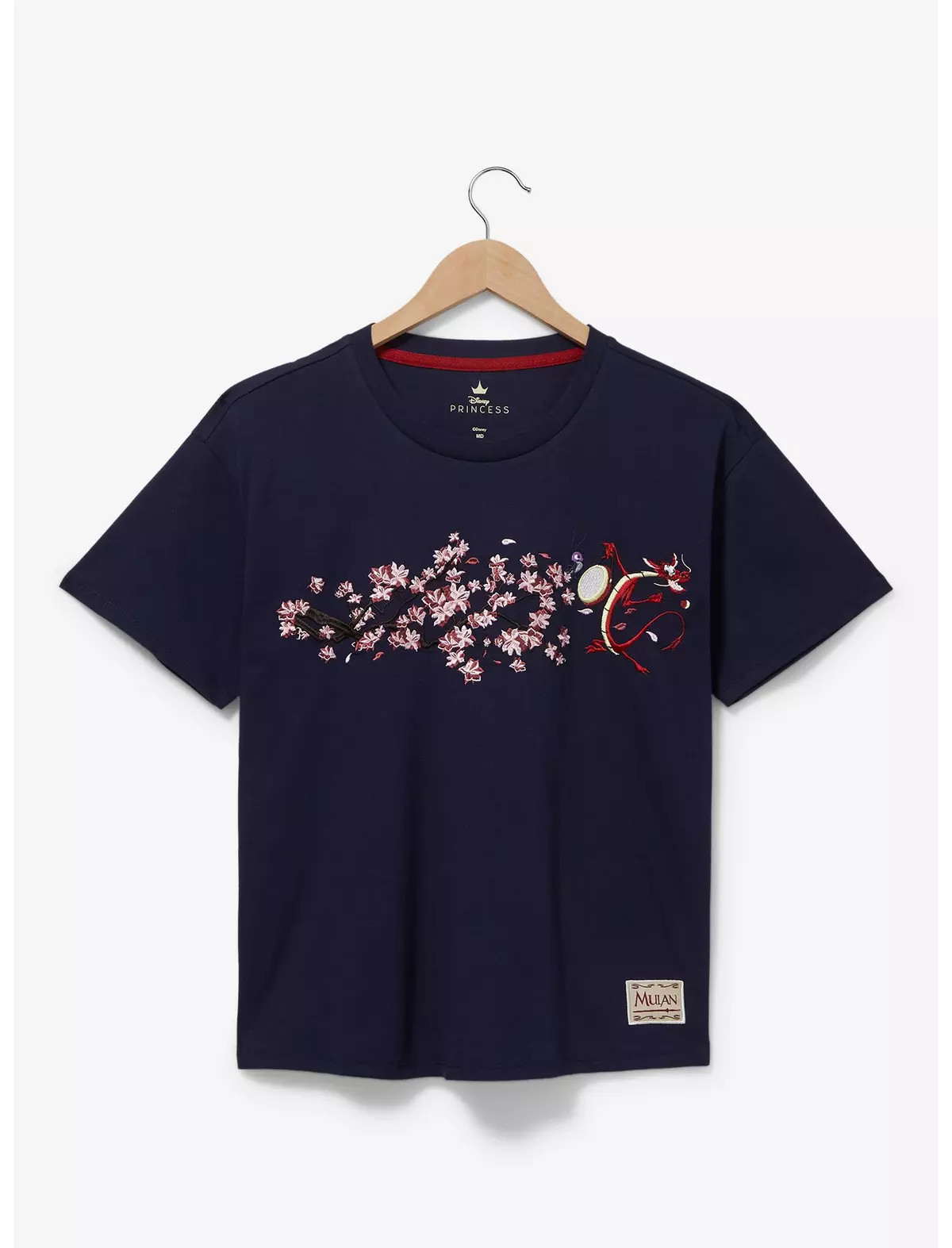 Disney Mulan Mushu Floral Women's T-Shirt - BoxLunch Exclusive | BoxLunch