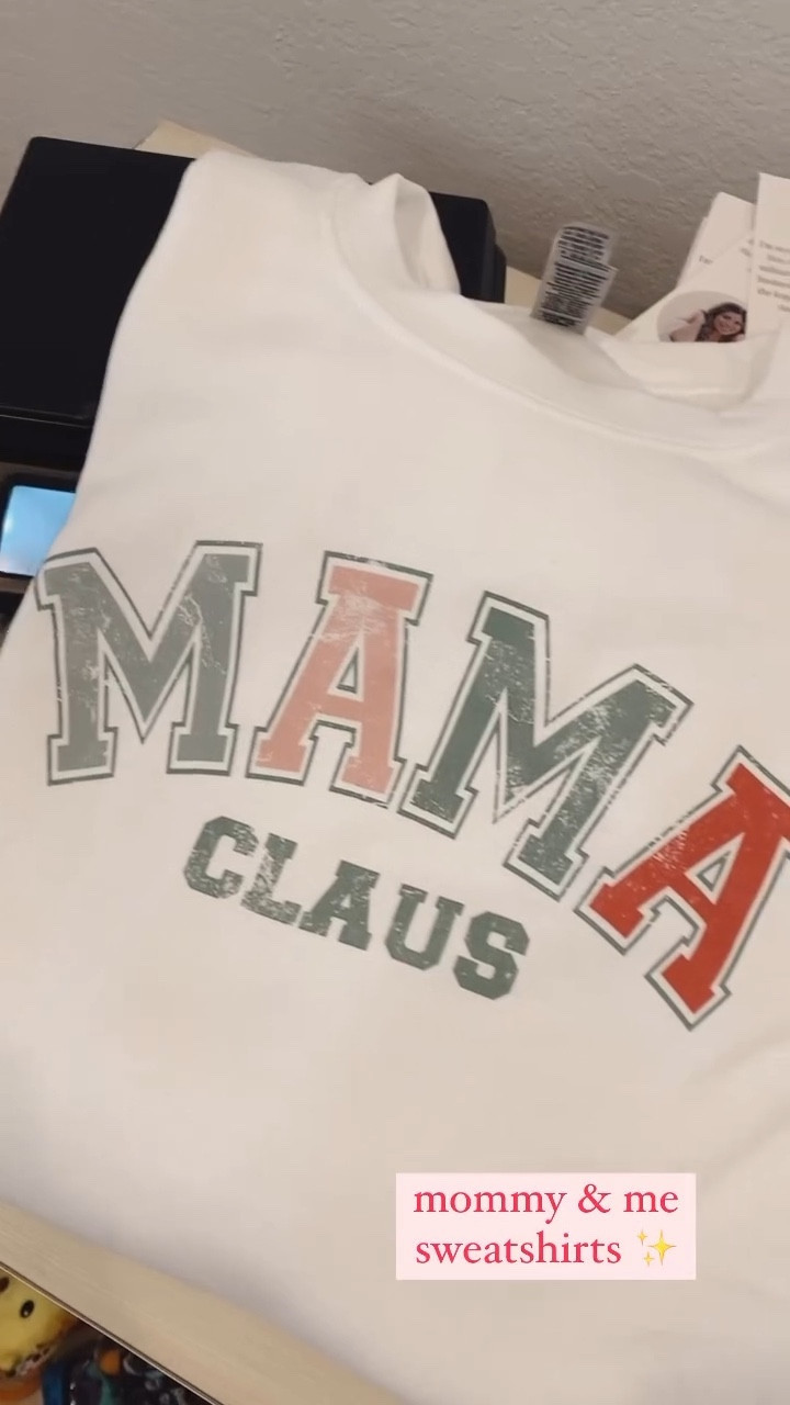 Match your mini this Christmas ♥️ how cute!! Mama Claus and a sugarplum sweatshirt ✨

Gift guide, gifts for her, Christmas outfits, holiday outfits, Christmas sweatshirts, kids Christmas shirt

#LTKGiftGuide #LTKSeasonal #LTKHoliday