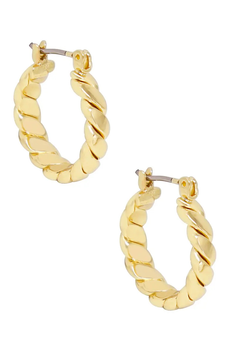Textured Huggie Hoop Earrings | Nordstrom