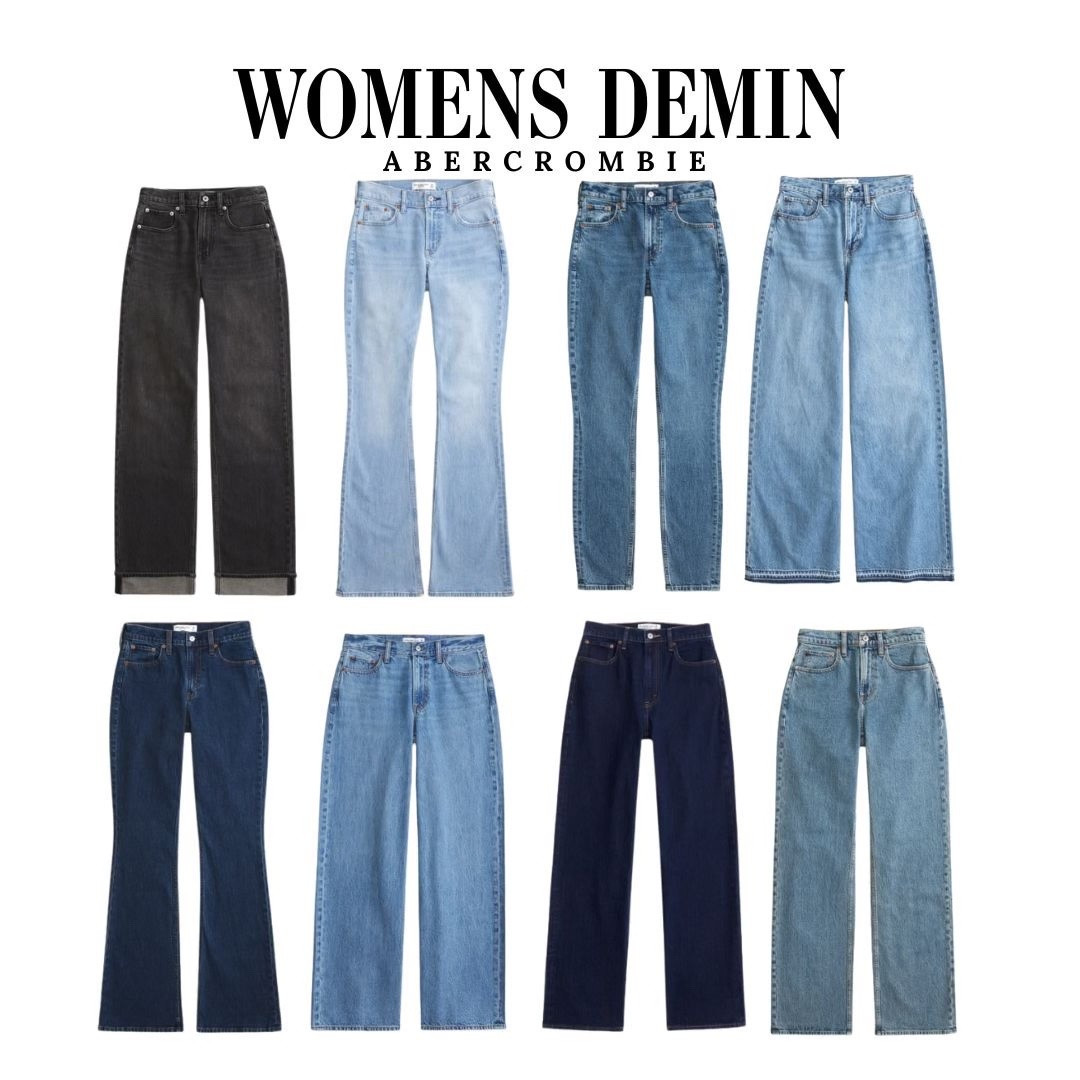 Looking ahead to spring with these Abercrombie denim staples. Easy fits, timeless washes, and versatile pieces that mix effortlessly with tees, knits, and light layers.

#LTKSaleAlert #LTKOver40 #LTKmomlife