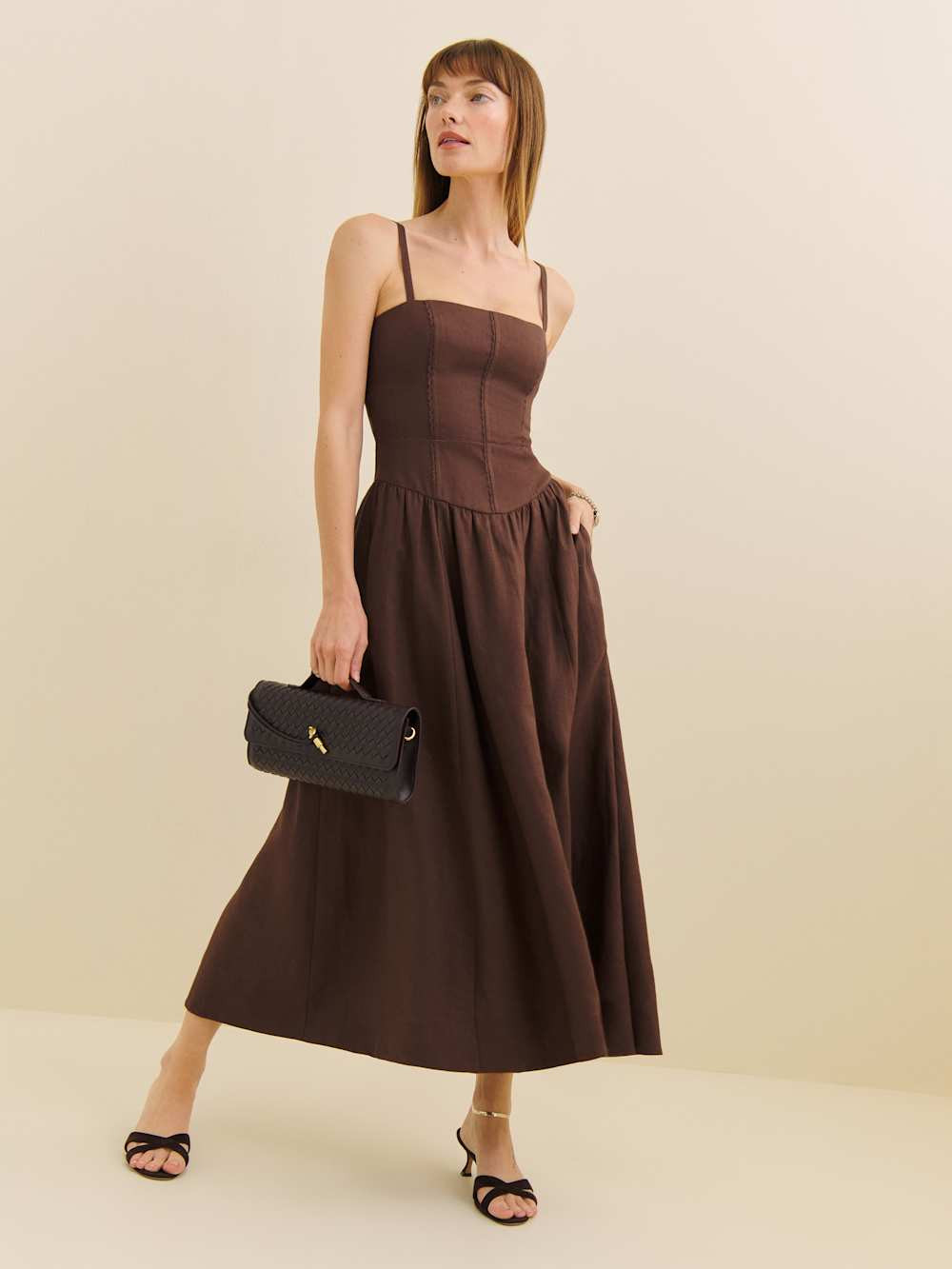 Katarin Linen Dress | Reformation (Global)