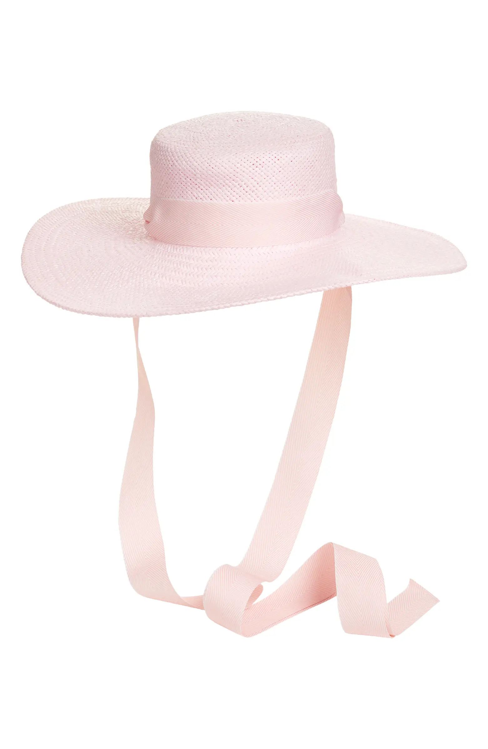 x Atlantic-Pacific Oversized Tie Boater Hat | Nordstrom