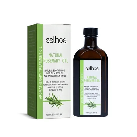 EELHOE Rosemary Hair Care Oil Anti-frizzy long-lasting soft fragrant repairing perming and dyeing Hair care oil 100ml | Walmart (US)