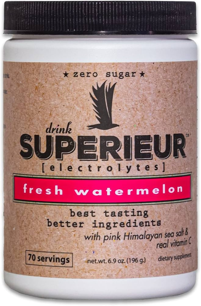 Superieur Electrolytes – Plant Based Electrolyte Supplement w/Sea Minerals for Hydration & Reco... | Amazon (US)