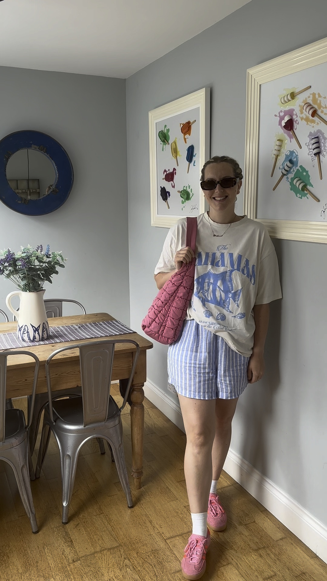 Beach ready fit for every size 🫶🏼.
Adidas trainers, H&M shorts (size 12), ASOS graphic tee (size S), ASOS sunglasses and scrunchie, M&S bag.

#LTKsummer #LTKeurope #LTKuk