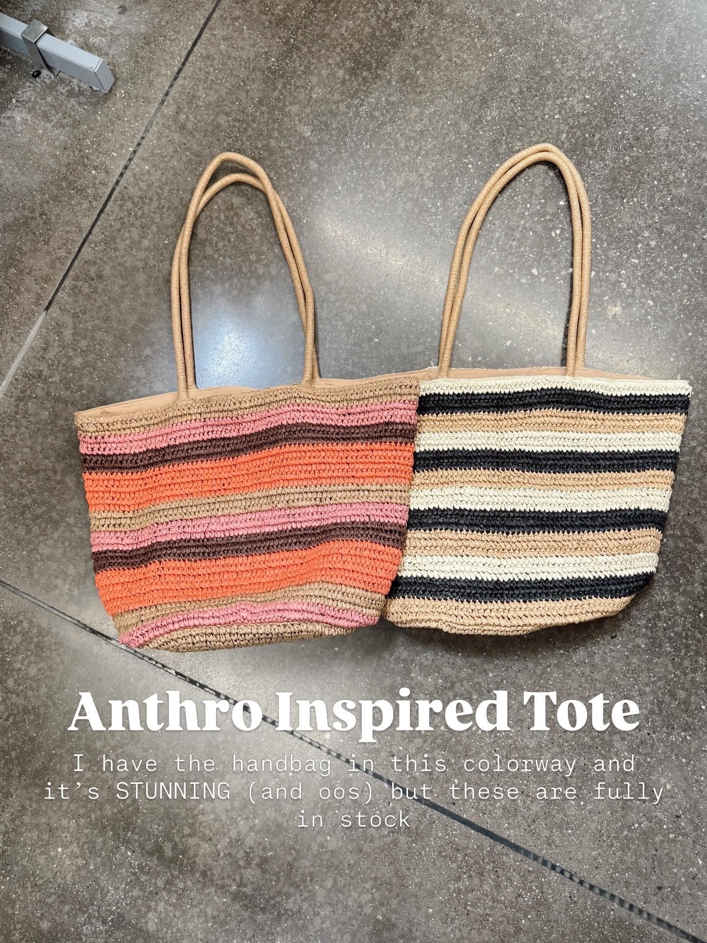 Straw totes perfect for your summer bag / beach bag or everyday tote! 

#LTKmorningroutine #LTKmomlife #LTKgrwm