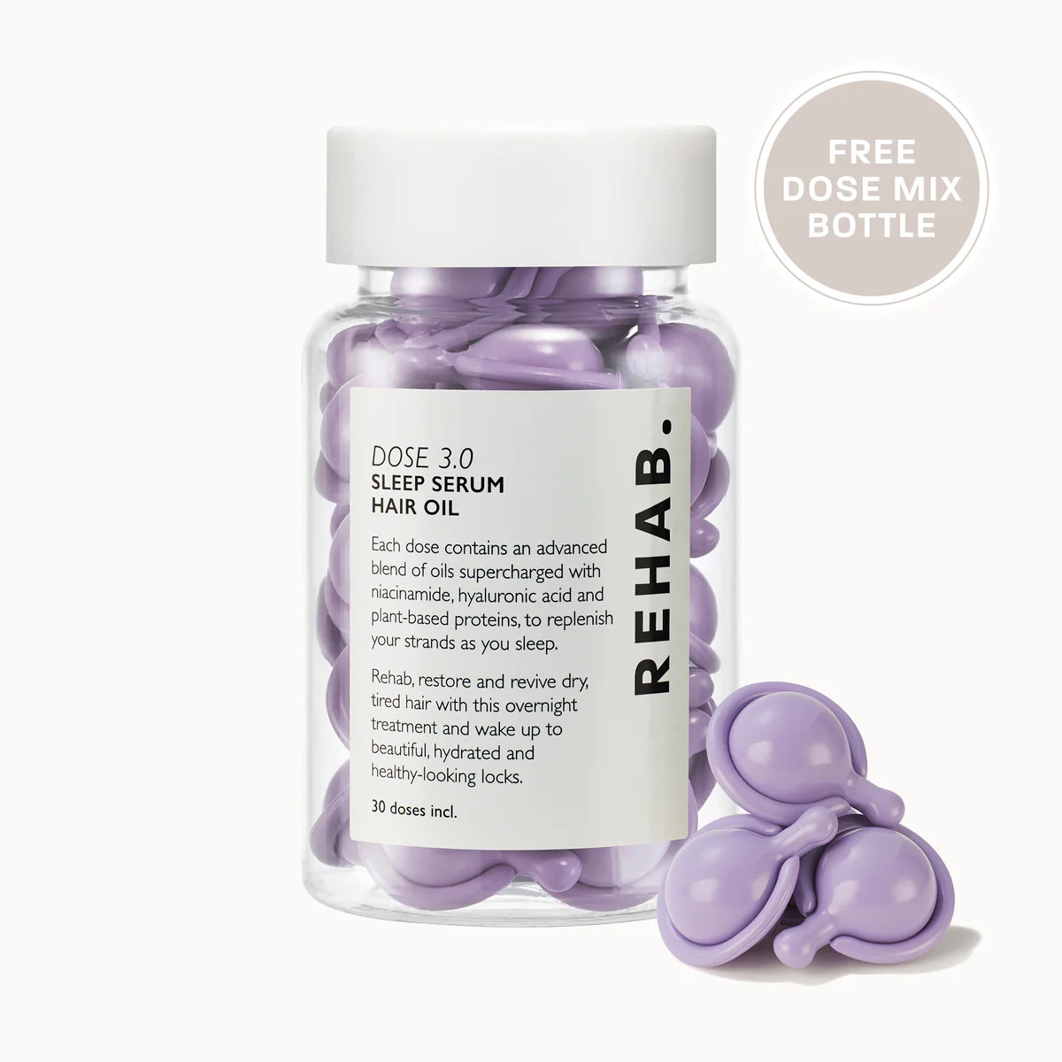 NEW REHAB. Dose 3.0 Sleep Serum Hair Oil | REHAB Your Hair