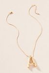 Bamboo Monogram Pendant Necklace | Anthropologie (US)