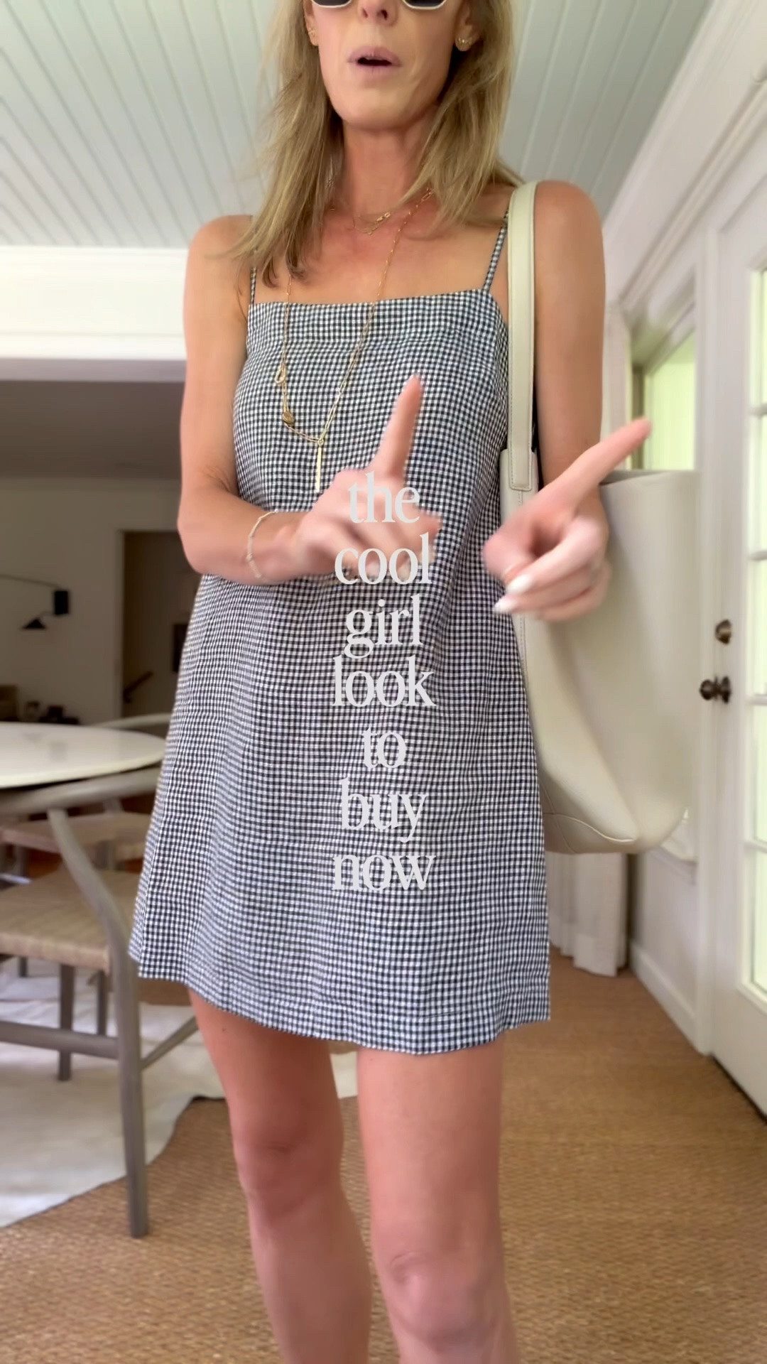 what the cool girls are wearing right now - linen easy breezy looks with gingham being high on the list. This dress from @Quince is so affordable and perfect for summer. 

#quincepartner