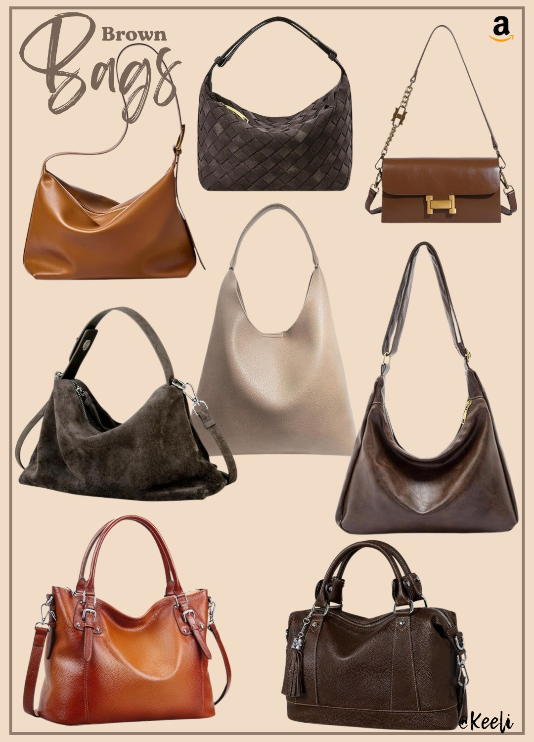 🤎 Warm-toned bags that go with literally everything. From saddle bags to slouchy hobos, these neutral purses bring autumn energy early and are all top-rated. Quiet luxury without the splurge.🤎neutral bags, brown purses, amazon accessories, fall fashion, quiet luxury, warm neutrals, budget friendly style, everyday handbags, soft aesthetic, casual chic

#LTKFindsUnder50 #LTKItBag #LTKStyleTip