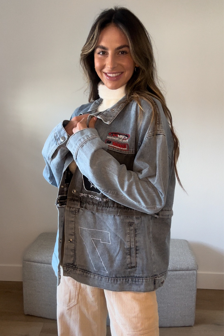 Lo Jacket in Denim curated on LTK