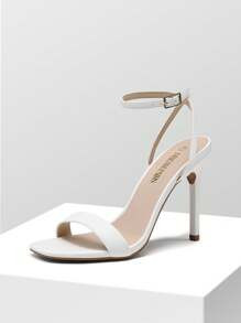 Sandalias Tacón White  | SHEIN