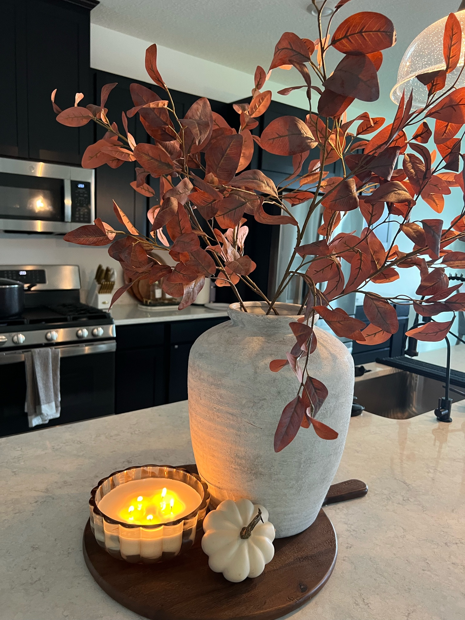 Target eucalyptus stems and hobby lobby vase 

#LTKFallSale #LTKSeasonal #LTKHome