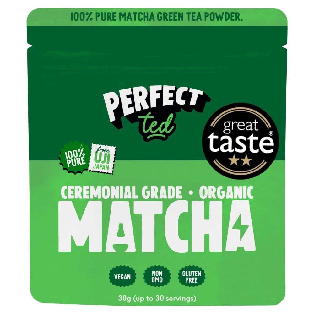 Perfect Ted Powder | Organic 30g | Organic Ceremonial Grade | Japanese Matcha Tea Powder | Matcha... | Amazon (UK)