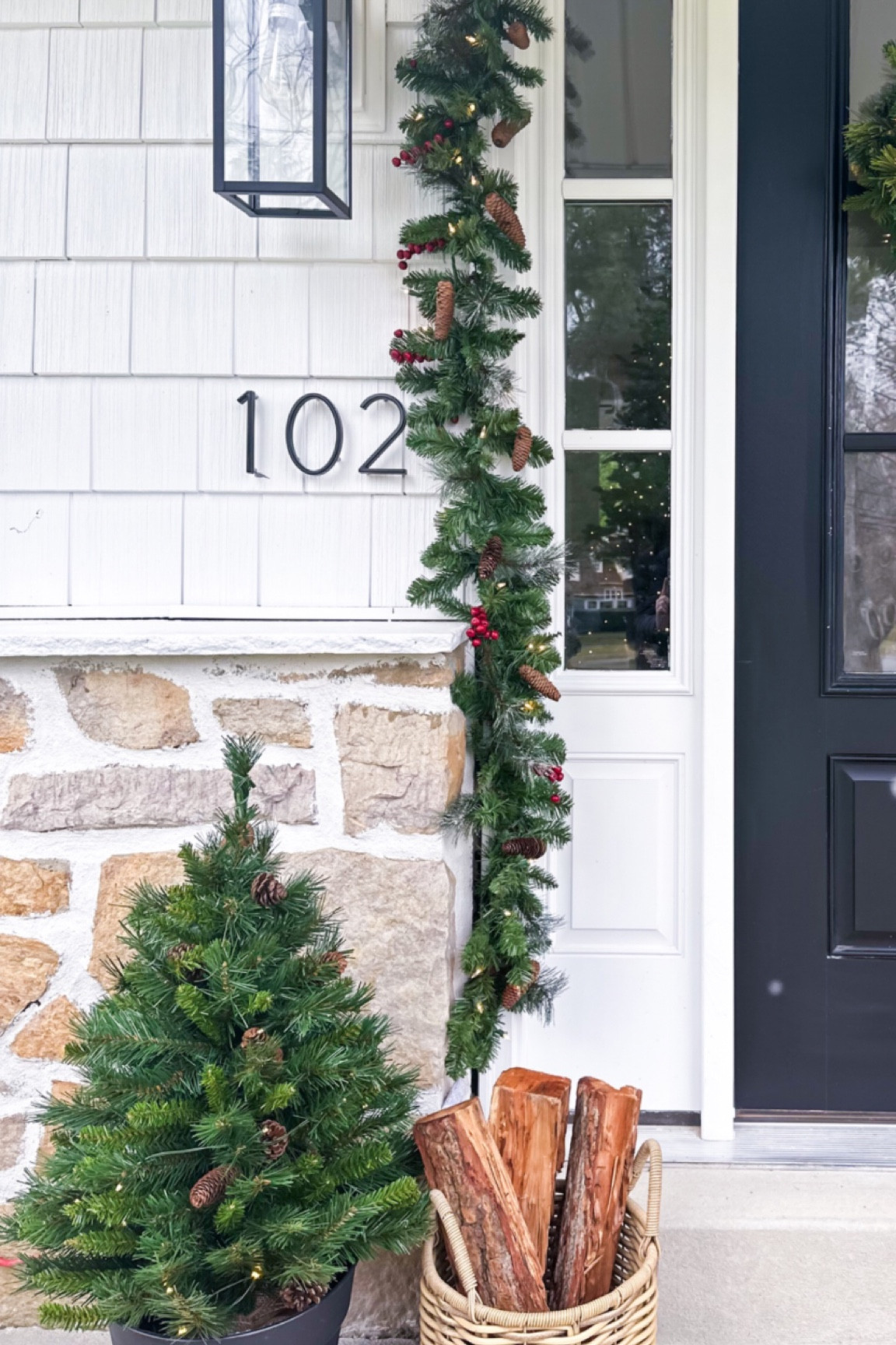 Our exterior stone Limewash! 

#LTKhome #LTKSeasonal #LTKHoliday