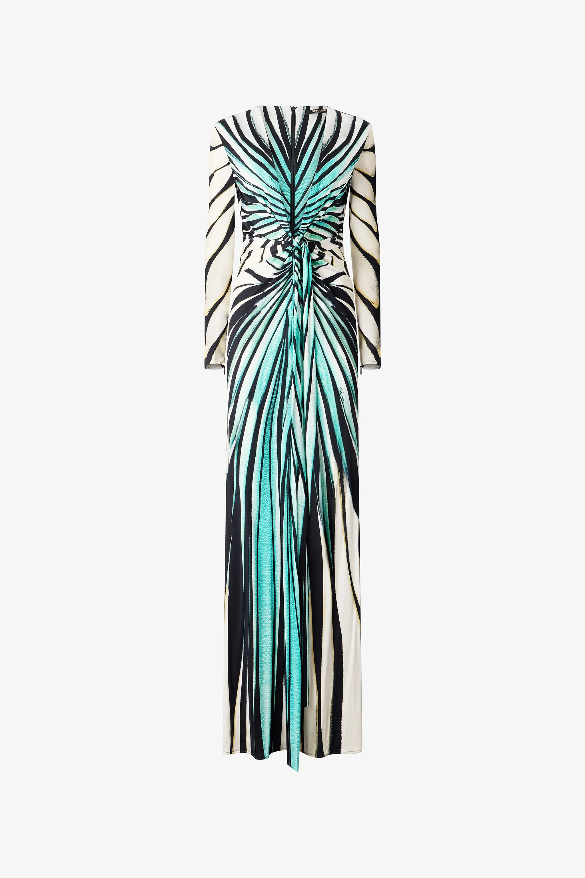 Ray Of Sea Print Dress Maxi | Roberto Cavalli