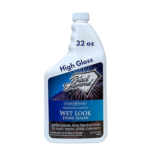 Wet Look Natural Stone Sealer. Durable, Long-Lasting Gloss Protection. Interior and Exterior Pave... | Amazon (US)