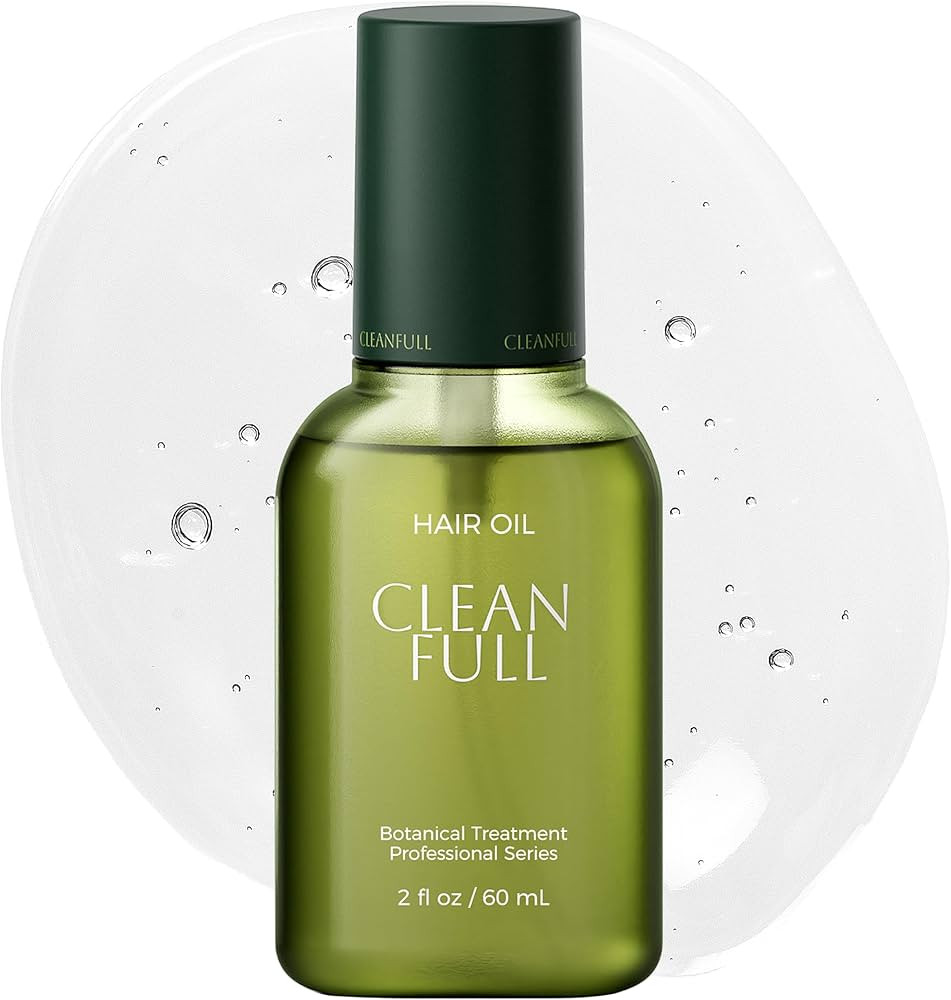 Botanical Hair Oil for Dry & Damaged Hair, Lightweight Leave-In Hair Serum with Heat Protection, ... | Amazon (US)