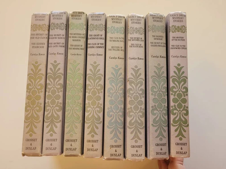Nancy Drew Twin Thriller, Nancy Drew Double Books by Carolyn Keene, Vintage Illustrated Books, Pu... | Etsy (US)