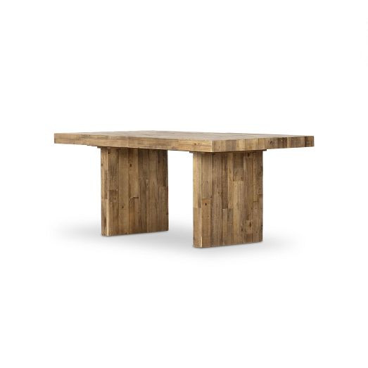 Emmerson® Reclaimed Wood Rectangle Extendable Dining Table (72"–93") | West Elm (US)