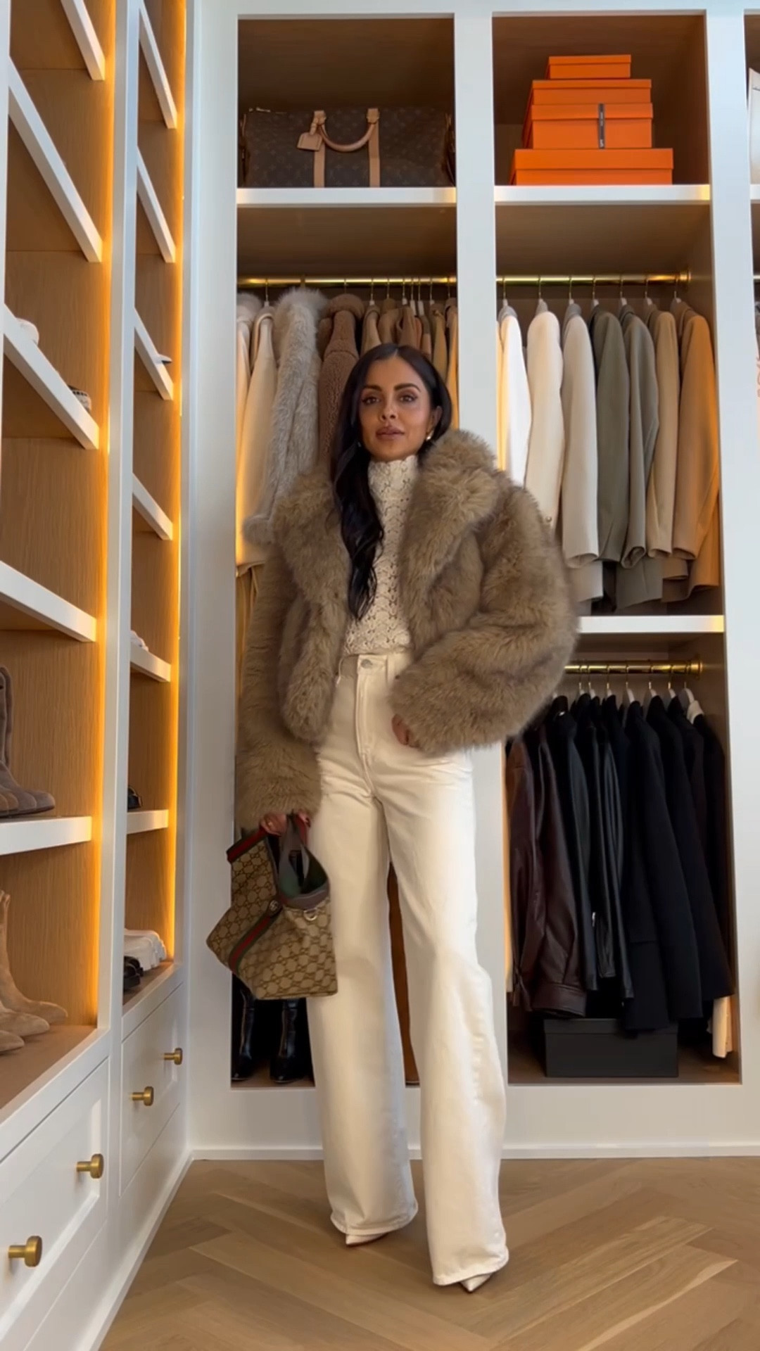 Zara new arrivals / winter outfit / holiday outfit ideas 
Faux fur jackets wearing an XS
Levi’s ivory jeans
Zara crochet bodysuit 

#LTKFindsUnder100 #LTKHoliday #LTKSeasonal