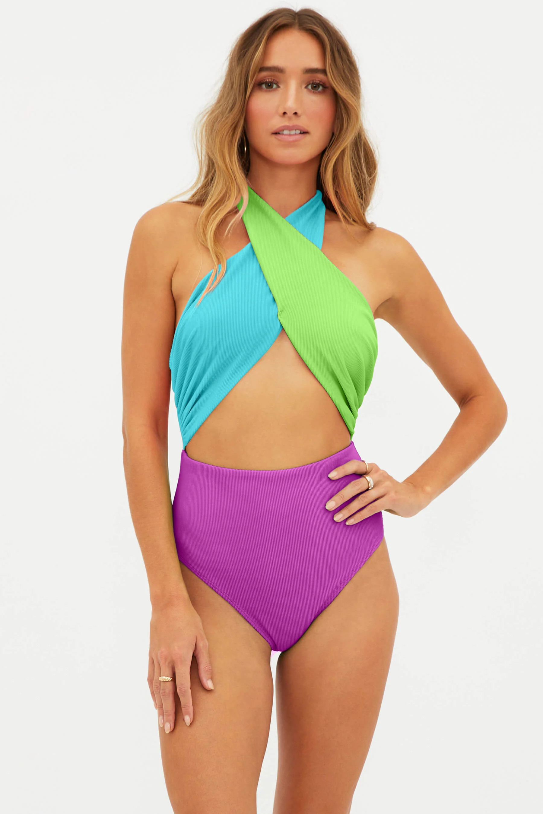 Jessica One Piece Cool Fluorescents | Beach Riot