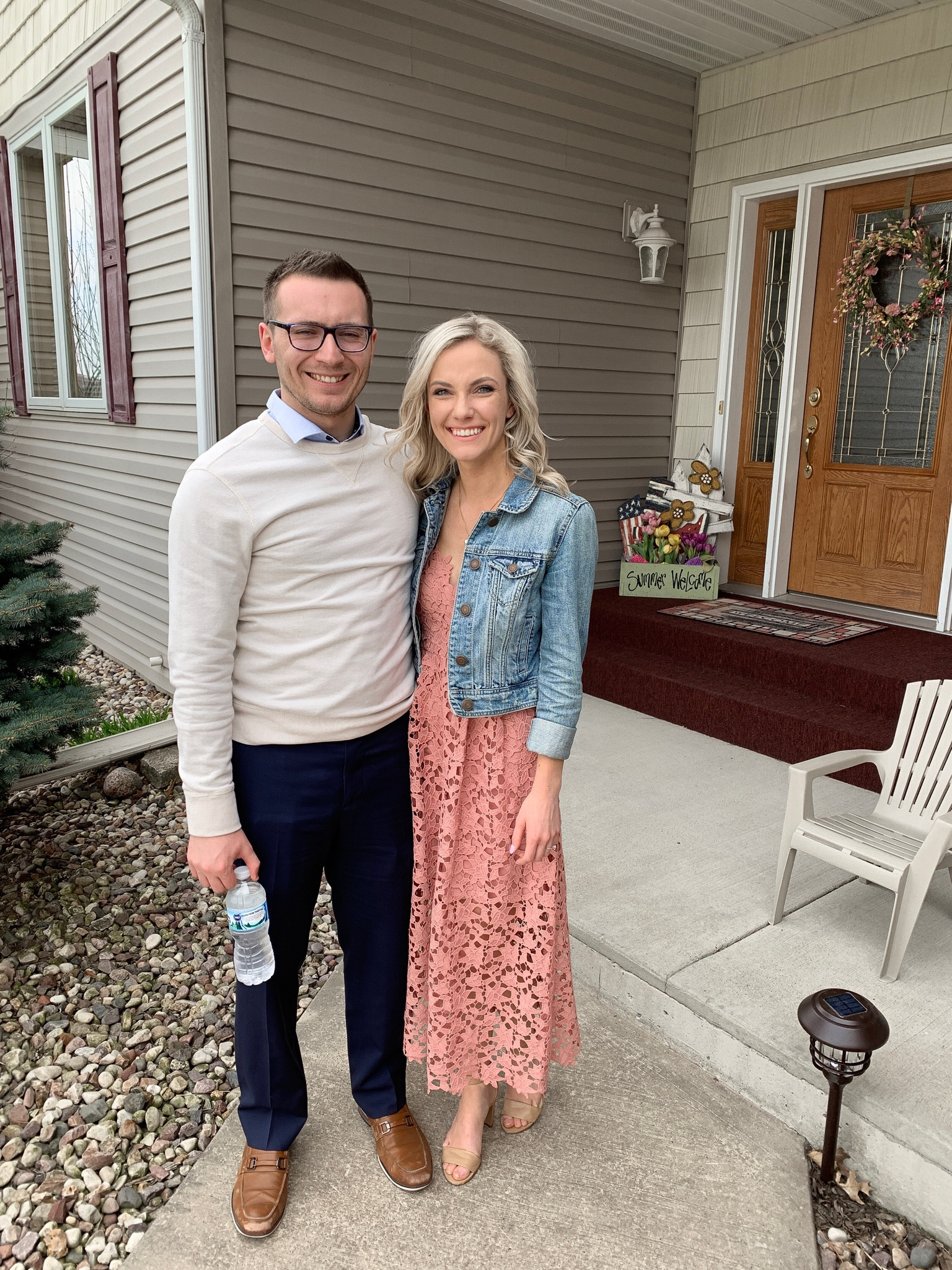 Spring Easter dress ideas 🌷🐣 one thing about spring that I’ve always struggled with living in the Midwest is that I am still winter pale and still winter cold but the fashion is transitioning towards more warmer weather styles. My happy medium is always layering a jean jacket. 🙃

#LTKSeasonal #LTKstyletip