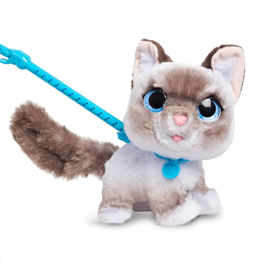 furReal Wagalots Kitty, Small Interactive Plush, Faux Fur, Kids Toys for Ages 4 Up by Just Play | Amazon (US)