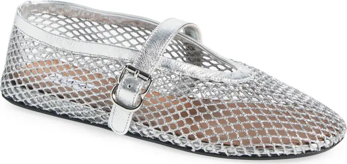 Fishnet Ballerina Flat (Women) | Nordstrom