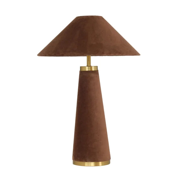 Graham Terracotta Velvet Table Lamp | Wayfair | Wayfair North America